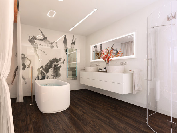 Фото из портфолио КВАРТИРА В ЖК "ВОРОБЬЕВЫ ГОРЫ" – фотографии дизайна интерьеров на INMYROOM