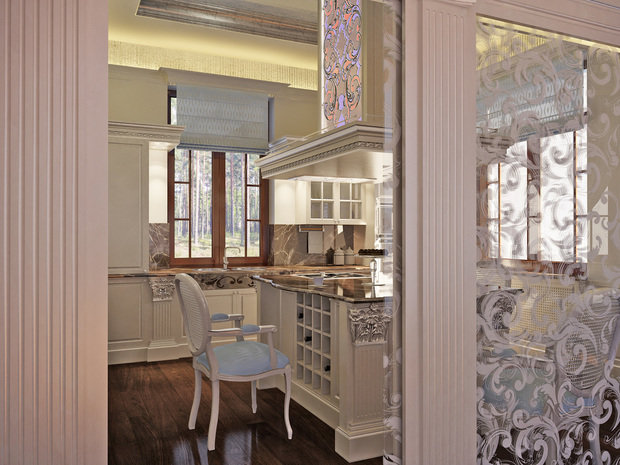 Фото из портфолио Хрустальная кухня – фотографии дизайна интерьеров на INMYROOM