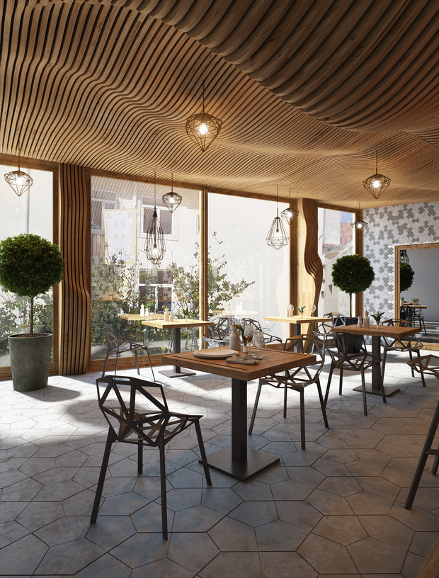 Фото из портфолио Дизайн винного ресторана – фотографии дизайна интерьеров на INMYROOM