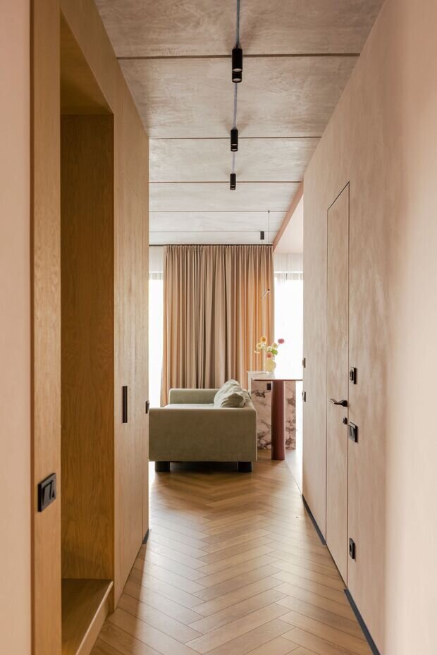 Фотография: Прихожая в стиле Современный, Квартира, Проект дня, Беларусь, Минск, Более 90 метров – фото на INMYROOM