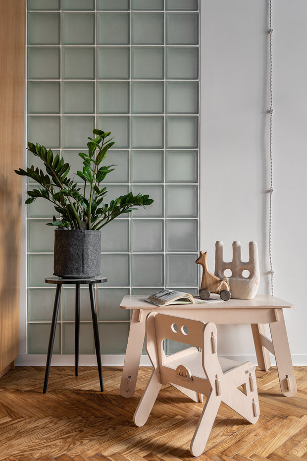 Фотография: Детская в стиле Скандинавский, Эклектика, Квартира, Проект недели, Москва, 2 комнаты, 40-60 метров, Евгения Рахвальская – фото на INMYROOM