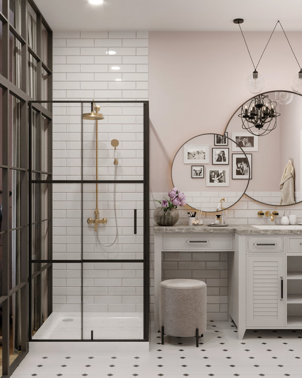 Фото из портфолио 4-хкомнатная квартира в ЖК Ботаника – фотографии дизайна интерьеров на INMYROOM