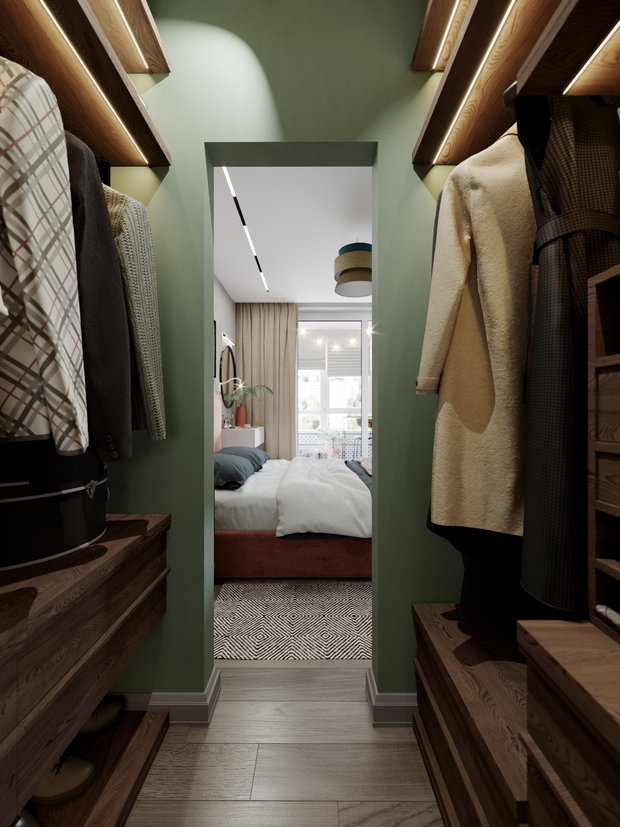 Фото из портфолио  Apartment «Summer garden»  – фотографии дизайна интерьеров на INMYROOM