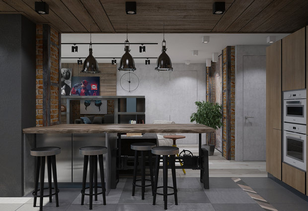 Фото из портфолио Loftушка  – фотографии дизайна интерьеров на INMYROOM