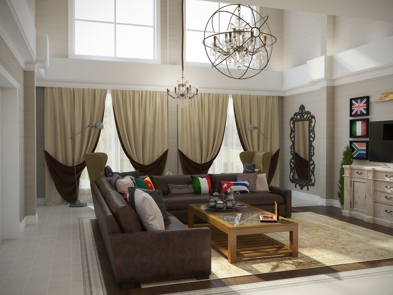 Фотография: Гостиная в стиле Прованс и Кантри, Классический, Дом, Советы, Дача, оксана евдокимова, мм-2 – фото на INMYROOM