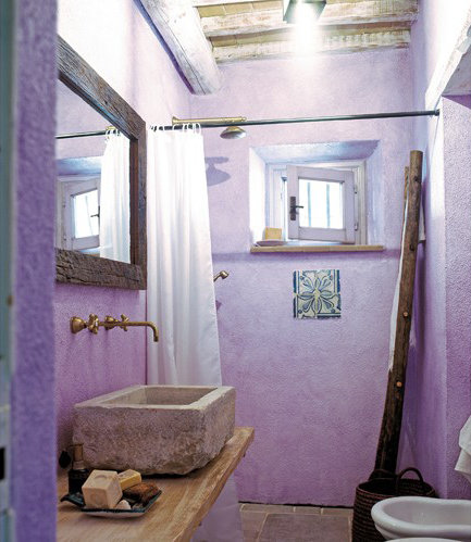 Фотография: Ванная в стиле Прованс и Кантри, Кухня и столовая, Дом, Цвет в интерьере, Дома и квартиры, Желтый – фото на INMYROOM