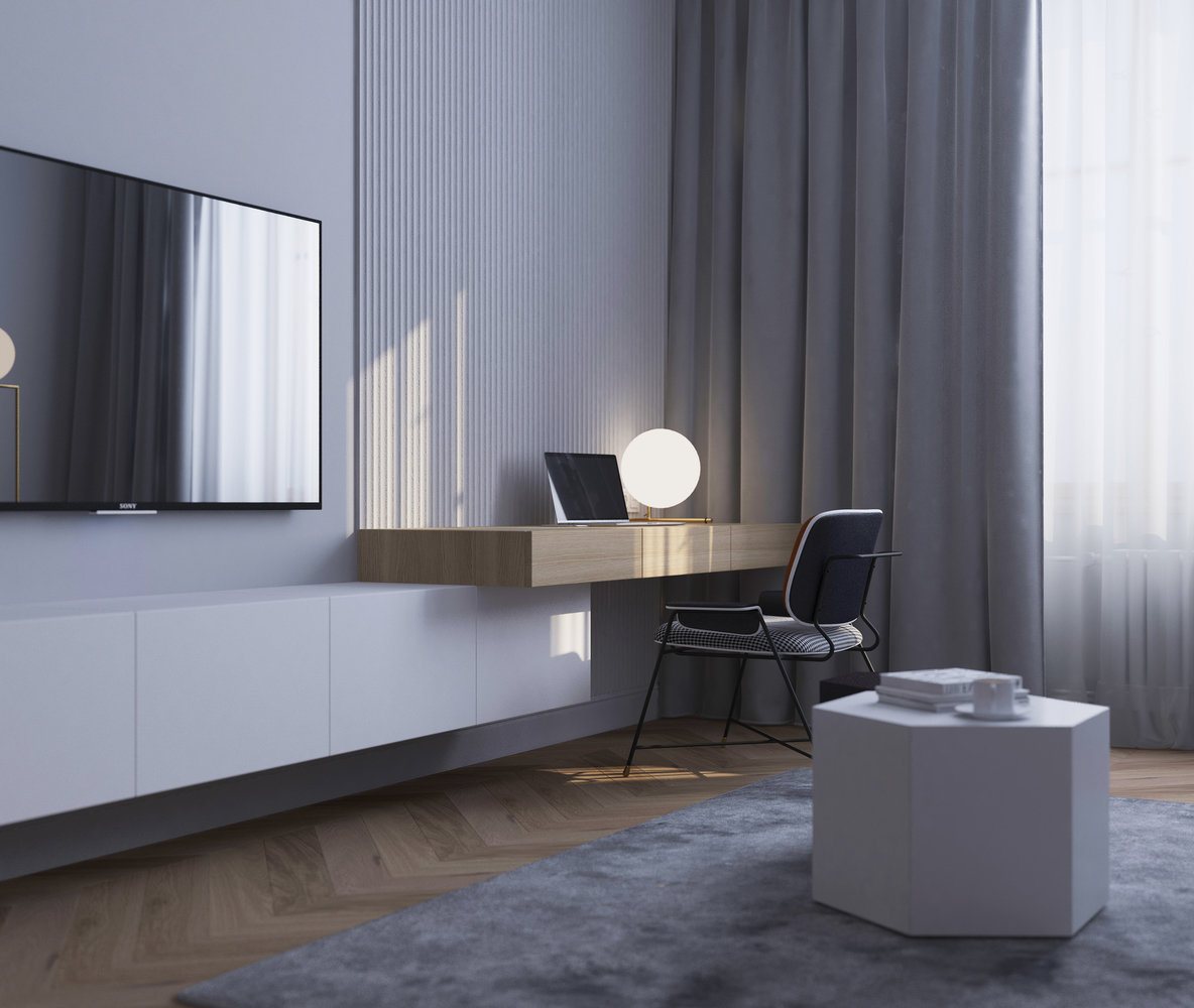 Фотография: Гостиная в стиле Современный, Квартира, Проект недели, Санкт-Петербург, 2 комнаты, 40-60 метров, Bobo.space – фото на INMYROOM