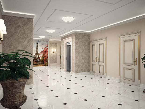 Фото из портфолио Ещё один проект холла – фотографии дизайна интерьеров на INMYROOM