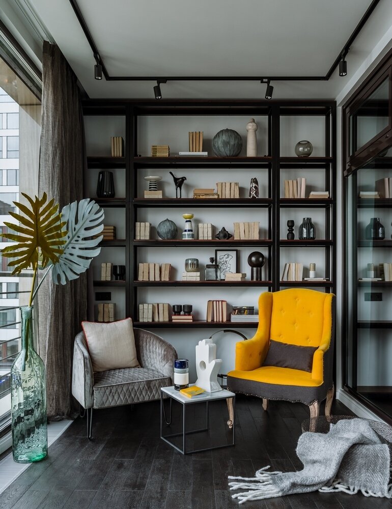 Фотография: Гостиная в стиле Современный, Квартира, Проект недели, Москва, Монолитный дом, 2 комнаты, 60-90 метров, Studio DA – фото на INMYROOM Фотография: Гостиная в стиле Современный, Квартира, Проект недели, Москва, Монолитный дом, 2 комнаты, 60-90 метров, Studio DA – фото на INMYROOM