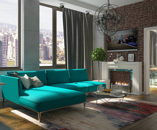 Фотография: Гостиная в стиле Лофт, Эклектика – фото на INMYROOM