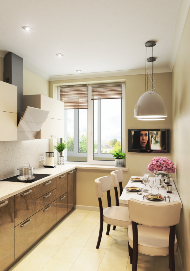 Фото из портфолио Дизайн-проект интерьра квартиры на Патриарших прудах. – фотографии дизайна интерьеров на INMYROOM