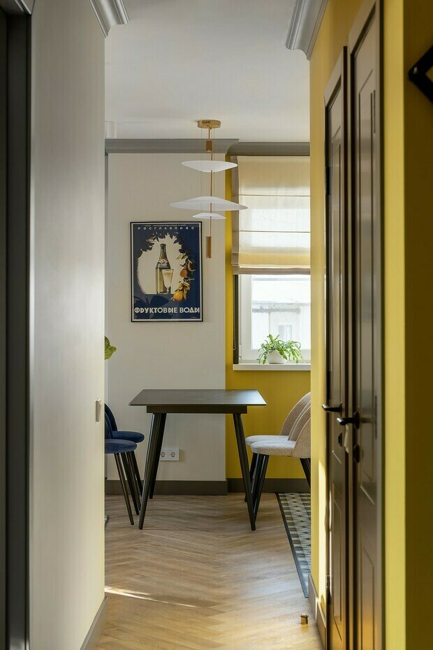 Фотография: Прихожая в стиле Современный, Скандинавский, Квартира, Проект дня, Панельный дом, 3 комнаты, 40-60 метров, Приморский край, Des.Play, Елена Оконишникова – фото на INMYROOM