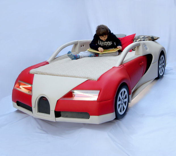 Фото из портфолио Уникальная детская кровать-машина BugaTTi Veyron от R.O.M.-Dekor – фотографии дизайна интерьеров на INMYROOM
