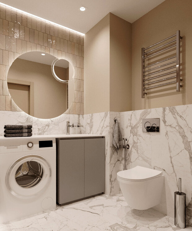 Фото из портфолио Жк Кит_ Санузлы – фотографии дизайна интерьеров на INMYROOM