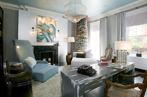 Фотография: Кабинет в стиле Эклектика, Декор интерьера, Квартира, Дом, Декор дома – фото на INMYROOM