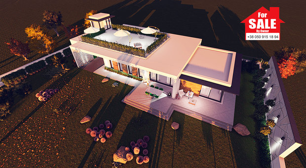 Фото из портфолио Minimalism Private House 198m2 – фотографии дизайна интерьеров на INMYROOM