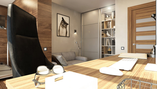 Фотография: Кабинет в стиле Современный – фото на INMYROOM