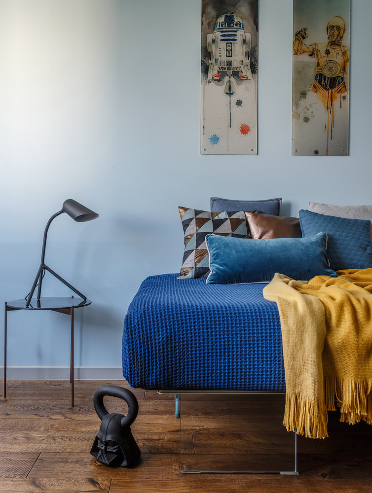 Фотография: Детская в стиле Современный, Квартира, Проект недели, Москва, Монолитный дом, 4 и больше, Более 90 метров, Юлия Кишкович – фото на INMYROOM