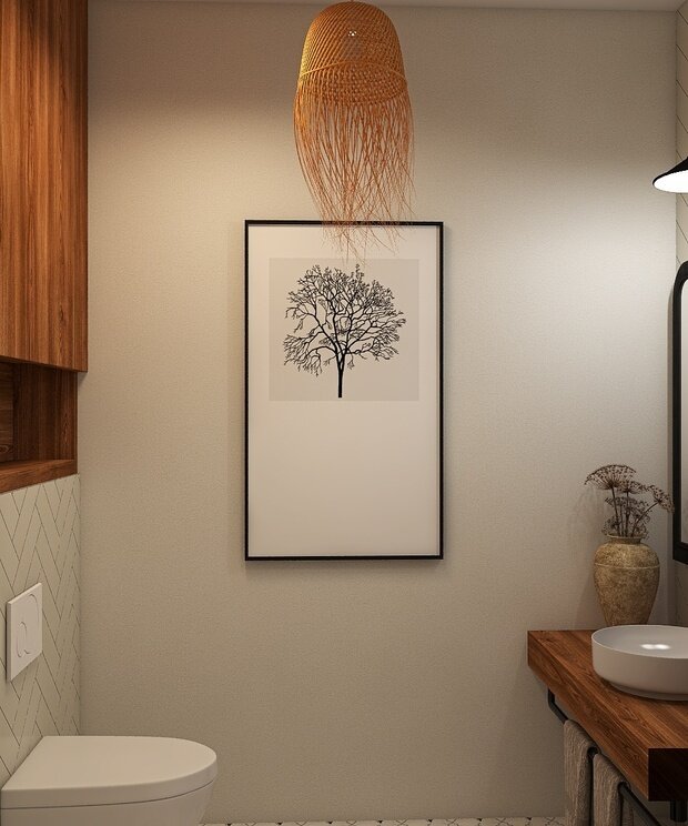 Фото из портфолио Санузел и душевая в стиле Фармхаус – фотографии дизайна интерьеров на INMYROOM