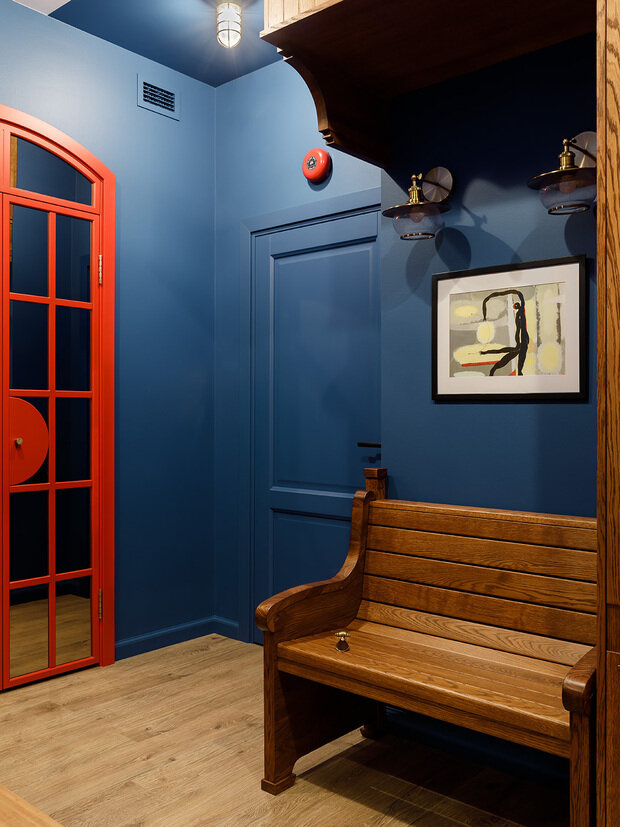 Фотография: Прихожая в стиле Лофт, Современный, Эклектика, Винтажный, Квартира, Проект недели, Санкт-Петербург, 2 комнаты, 40-60 метров, Анна Король – фото на INMYROOM