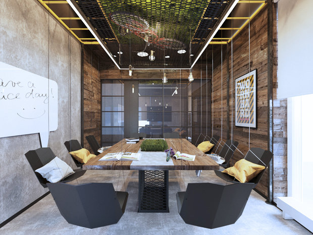 Фото из портфолио Офис – фотографии дизайна интерьеров на INMYROOM