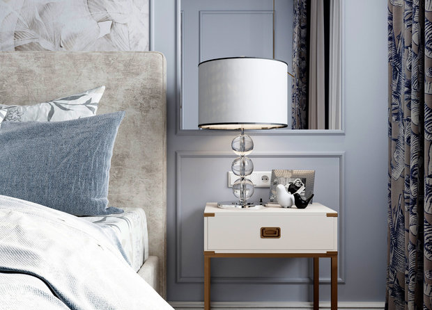 Фотография: Спальня в стиле Классический, Современный, Квартира, Проект дня, Бежевый, Неоклассика, интерьер в стиле современной классики, Тверской район, бежевый интерьер, 3 комнаты, Более 90 метров, Тверская область, Дарья Титова – фото на INMYROOM