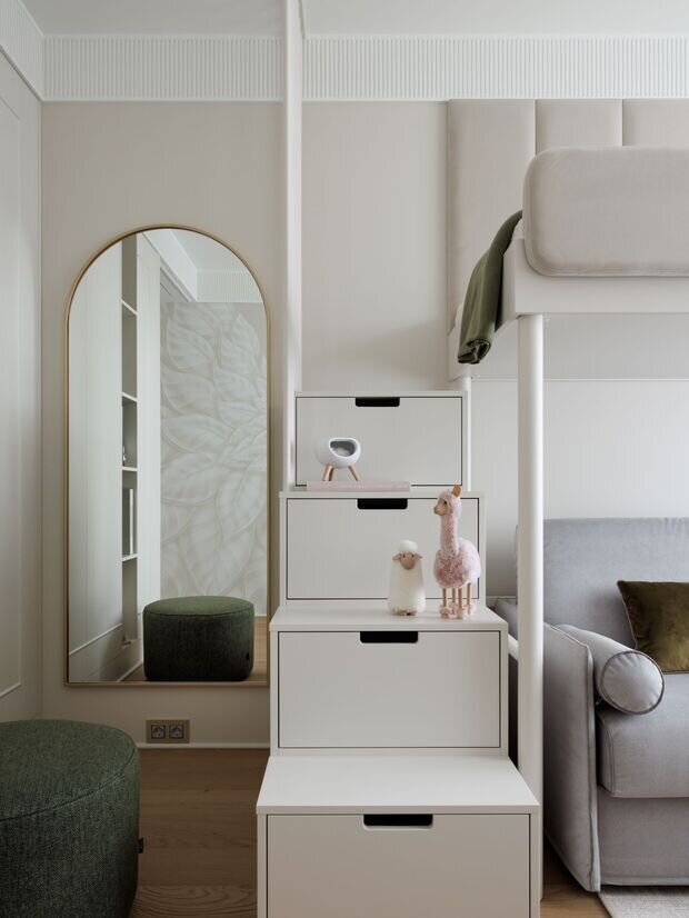 Фотография: Детская в стиле Современный, Квартира, Проект дня, Санкт-Петербург, 3 комнаты, Более 90 метров, Елена Лебедева – фото на INMYROOM