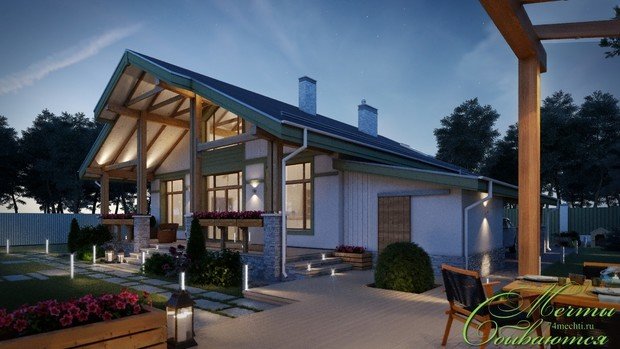 Фото из портфолио Шале по-уральски – фотографии дизайна интерьеров на INMYROOM