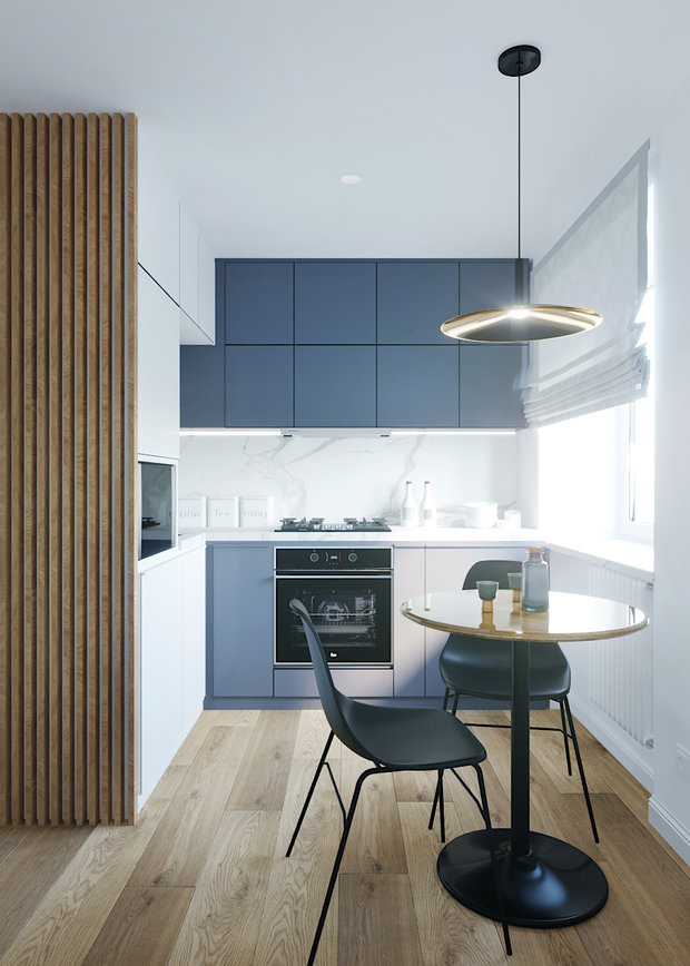 Фото из портфолио Дизайн однокомнатной квартиры – фотографии дизайна интерьеров на INMYROOM