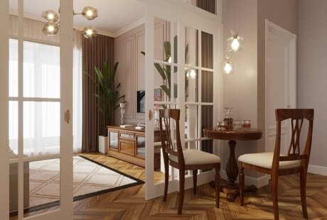 Однокомнатная квартира 52м2