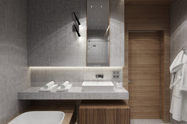 Фото из портфолио Квартира для молодого человека – фотографии дизайна интерьеров на INMYROOM