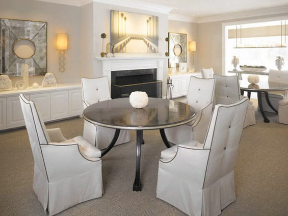 Фотография: Гостиная в стиле Классический, Современный, Квартира, Дом, Цвет в интерьере, Дома и квартиры, Камин, Синий – фото на INMYROOM