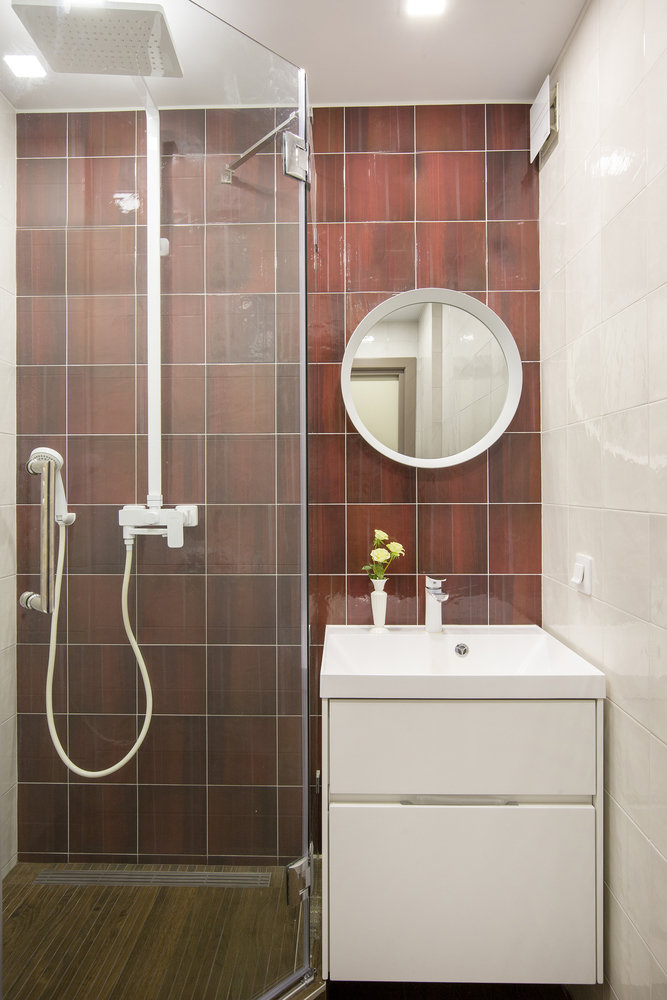 Фотография: Ванная в стиле Современный, Квартира, Проект дня, Санкт-Петербург, Кирпичный дом, 3 комнаты, 40-60 метров, Елена Пылина – фото на INMYROOM Фотография: Ванная в стиле Современный, Квартира, Проект дня, Санкт-Петербург, Кирпичный дом, 3 комнаты, 40-60 метров, Елена Пылина – фото на INMYROOM