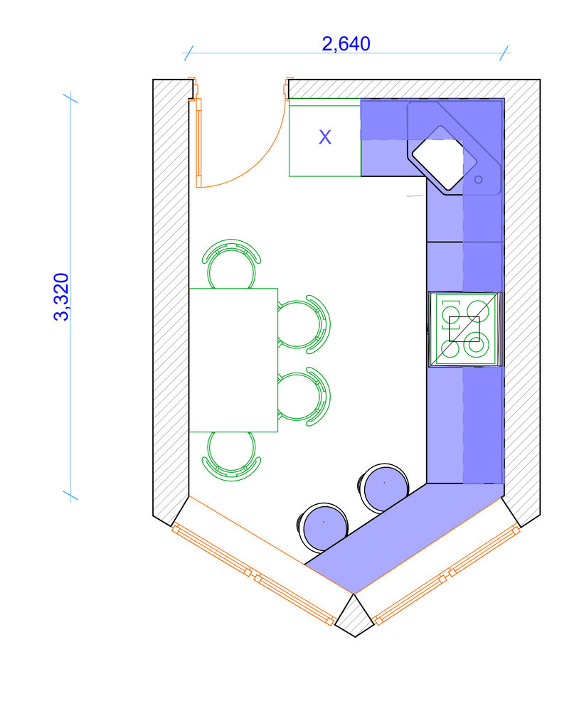 Фотография: Прочее в стиле , Кухня и столовая, Квартира, Дома и квартиры, П44т – фото на INMYROOM