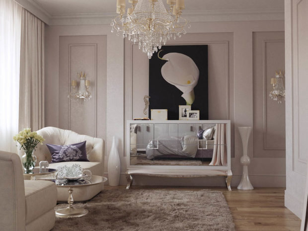 Фото из портфолио ЖК «Волга» 79 кв.м. – фотографии дизайна интерьеров на INMYROOM