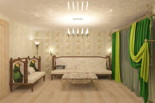 Фото из портфолио Квариры Видное – фотографии дизайна интерьеров на InMyRoom.ru