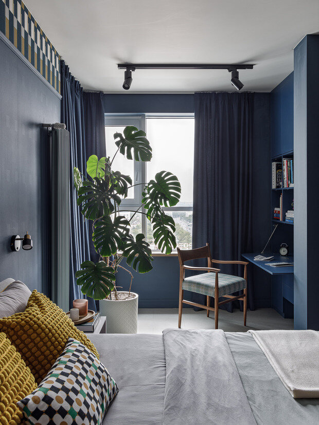 Фотография:  в стиле Скандинавский, Современный, Эклектика, Квартира, Проект дня, Монолитный дом, 4 и больше, Более 90 метров, Уфа, Лилия Асфандиярова, Винтажный – фото на INMYROOM