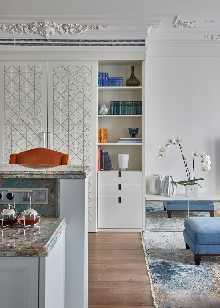 Фотография: Кухня и столовая в стиле Классический, Современный, Эклектика, Квартира, Проект недели, Москва, 4 и больше, Более 90 метров, #эксклюзивныепроекты, Наталья Самойлова, Perfect Space – фото на INMYROOM Фотография: Кухня и столовая в стиле Классический, Современный, Эклектика, Квартира, Проект недели, Москва, 4 и больше, Более 90 метров, #эксклюзивныепроекты, Наталья Самойлова, Perfect Space – фото на INMYROOM