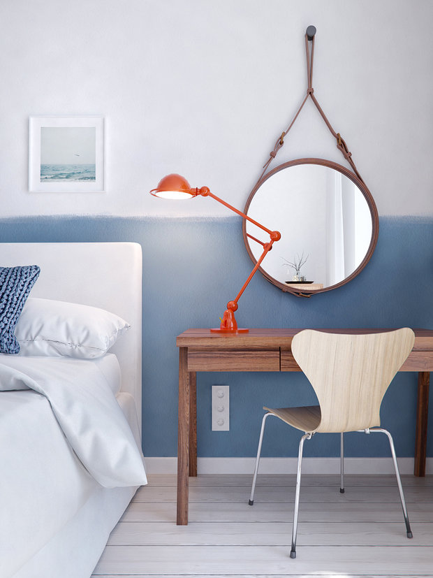 Фото из портфолио Квартира в стиле Mid-century modern от INT2 – фотографии дизайна интерьеров на INMYROOM