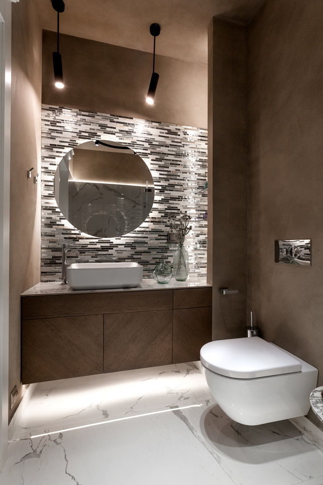 Фотография: Ванная в стиле Классический, Современный, Квартира, Проект дня, Новосибирск, 2 комнаты, 40-60 метров, Александра Протасова – фото на INMYROOM Фотография: Ванная в стиле Классический, Современный, Квартира, Проект дня, Новосибирск, 2 комнаты, 40-60 метров, Александра Протасова – фото на INMYROOM