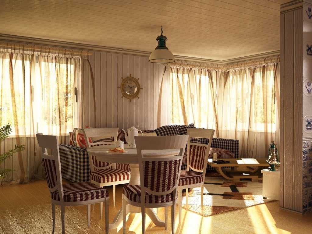 Фотография: Кухня и столовая в стиле Прованс и Кантри, Современный, Дом, Дома и квартиры – фото на INMYROOM