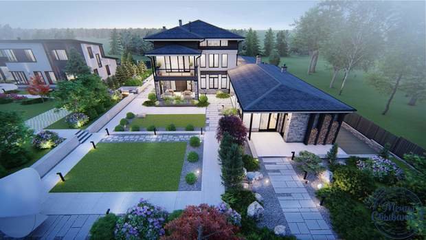 Фото из портфолио Загородный дом в современном стиле – фотографии дизайна интерьеров на INMYROOM