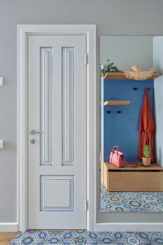 Фотография: Прихожая в стиле Скандинавский, Советы, маленькая прихожая – фото на INMYROOM