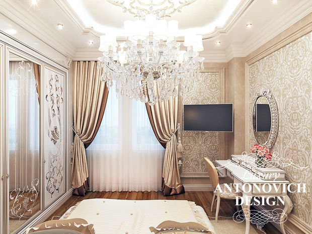 Фото из портфолио Дизайн спальни. Уютная классика  – фотографии дизайна интерьеров на InMyRoom.ru