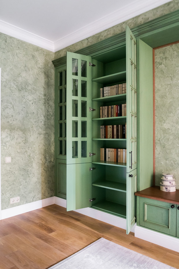 Фотография: Гостиная в стиле Прованс и Кантри, Лофт, Квартира, Проект недели, Москва, Альбина Алиева, Монолитный дом, 4 и больше, Более 90 метров – фото на INMYROOM