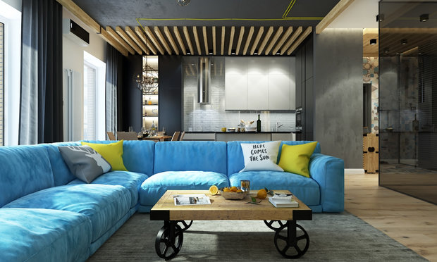 Фото из портфолио лофт гостиной – фотографии дизайна интерьеров на INMYROOM