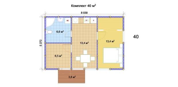Фото из портфолио Rubus Home - варианты планировки – фотографии дизайна интерьеров на INMYROOM
