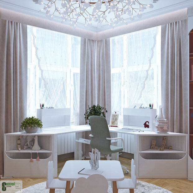 Фото из портфолио Проект дома  Урбан-вилла 2 этаж – фотографии дизайна интерьеров на INMYROOM