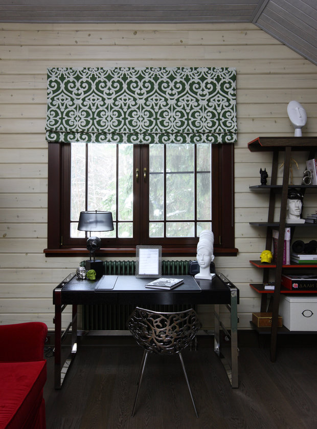 Фотография: Кабинет в стиле Эко, Эклектика, Дом, Проект недели, Дом и дача, Московская область, Лада Засимова, Виктория Николаева – фото на INMYROOM