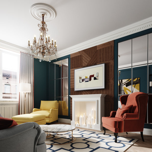Фото из портфолио ПРОСПЕКТ МИРА – фотографии дизайна интерьеров на INMYROOM